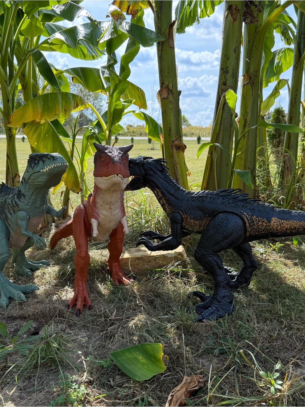 Jurassic World Mattel Super Colossal Toys Bundle of 3 these are 40” Tall